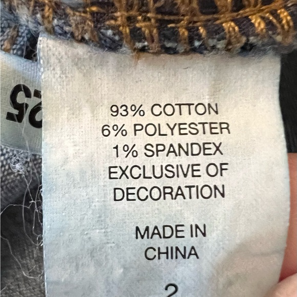 Soho NY&C Legging Denim Jeans Womens Size 2 Dark Wash Distressed Stretch Blue - Picture 8 of 10